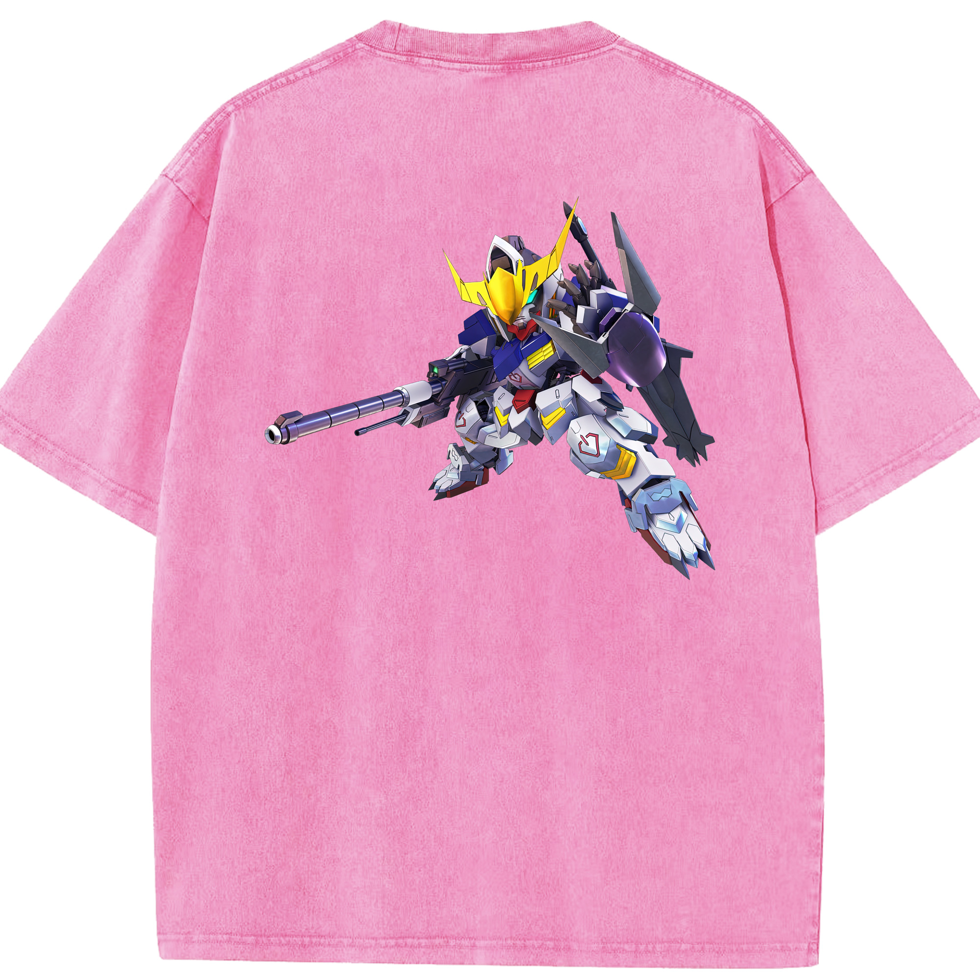 （画像用） 機動戦士ガンダム Mobile Suit Gundam 綿100% ヴィンテージ風 半袖Tシャツ（背面プリント）